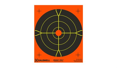 Caldwell Orange Peel 8" Bullseye Targets (5-pack)