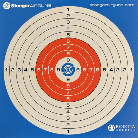 Stoeger Måltavla 10-Ringad 14x14 (100-pack)