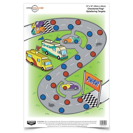 Birchwood Casey PREGAME® Checkered Flag Targets