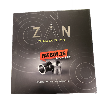 ZAN Fat Boy Airgun Pellets .25