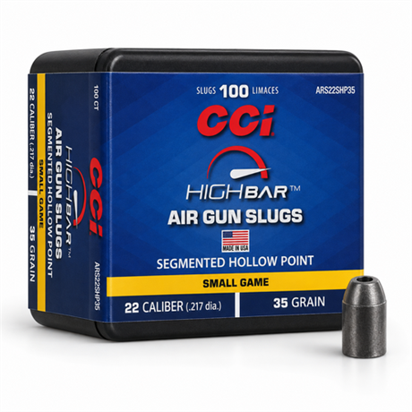 CCI High Bar Air Gun Slugs Segmented HP .22 (35 grain)