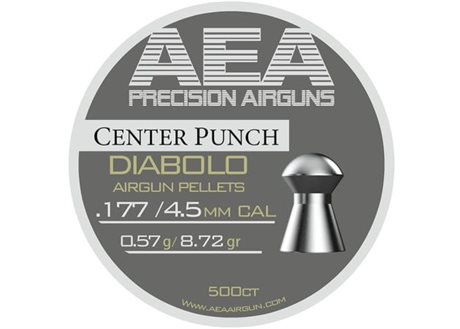 AEA Center Punch Airgun Pellets .177 (8.72 grain)