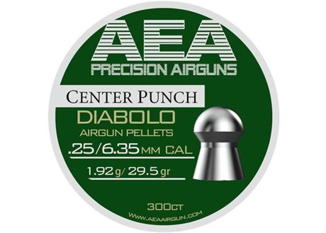 AEA Center Punch Airgun Pellets .25 (29.5 grain)