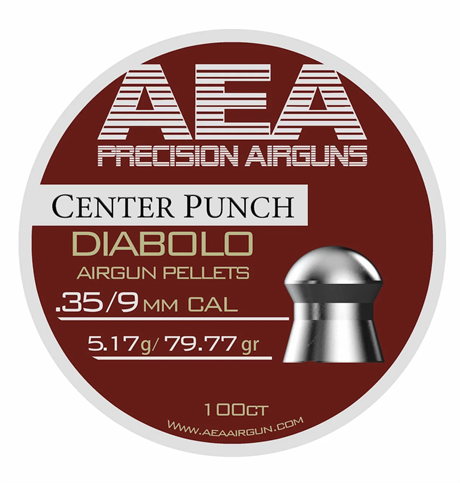 AEA Center Punch Airgun Pellets .35 (79.77 grain)