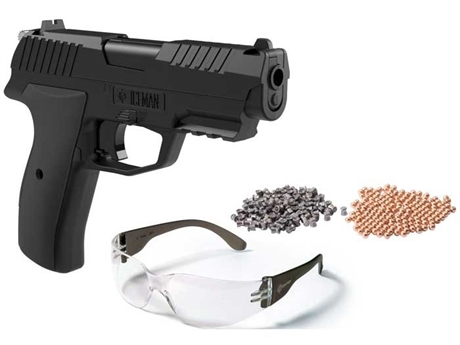Crosman Iceman CO2 pistol kit