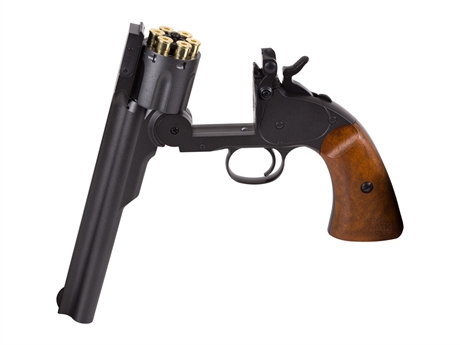 Pistola Schofield No. 3 Nickel CO2 BB Revolver, Full Metal