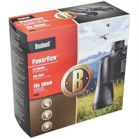 Bushnell PowerView All-Purpose Binoculars 10x50mm 