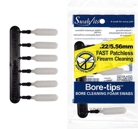 22cal/.223cal/5.56mm Gun Cleaning Bore-tips® by Swab-its
