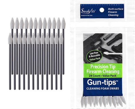 3" Precision Tip Gun Cleaning Swab Gun-tips