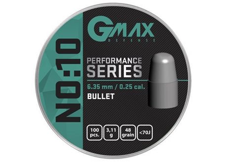Gmax Performance No:10 6.35 mm BLT 48 grain (.249)
