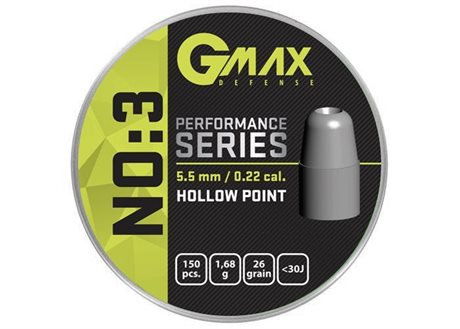 Gmax Performance No:3 5.5 mm HP 26 grain (.216)