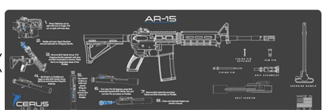 AR-15 INSTRUCTIONAL RIFLE MAT