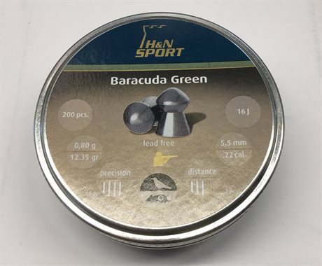 H&N Baracuda Green .22