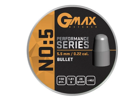 Gmax Performance No:5 5.5 mm BLT 28 grain (.216)