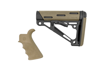 HOGUE AR-15 FINGER GROOVER GRIP W/COLLIPSIBLE MIL-SPEC BUTTSTOCK