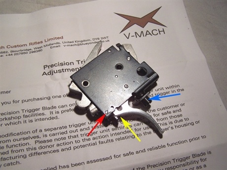 V-Mach Trigger blade 