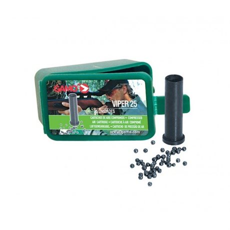 Gamo Airgun Shells/Compressed Air Cartridge Viper 25