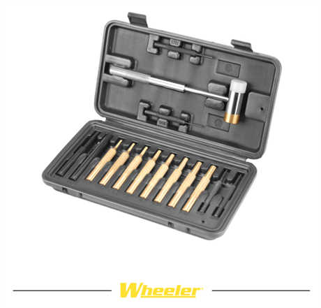 Wheeler Hammer and Punch Set, Plastic Case