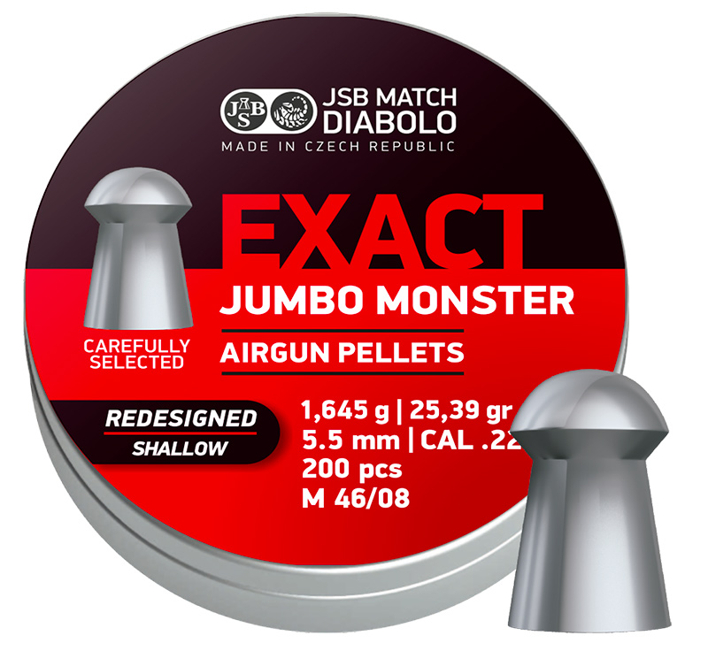 JSB Exact Jumbo Monster Redesigned Shallow .22