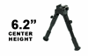 UTG® Shooter's Bipod, Quick Detach, 6.2"-6.7" Center Height